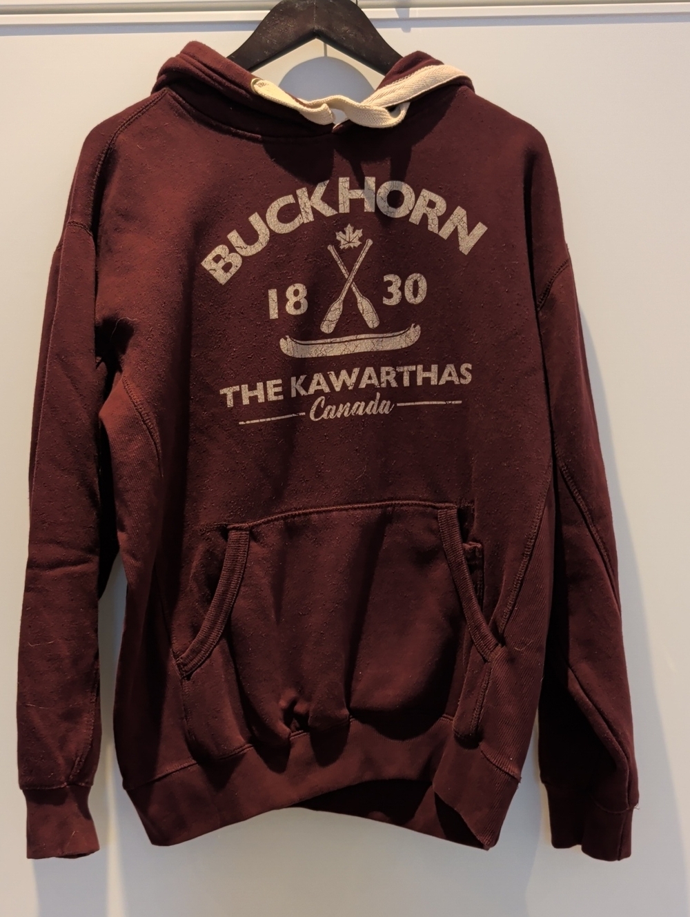 Buckhorn The Kawarthas Canada Maroon Hoodie